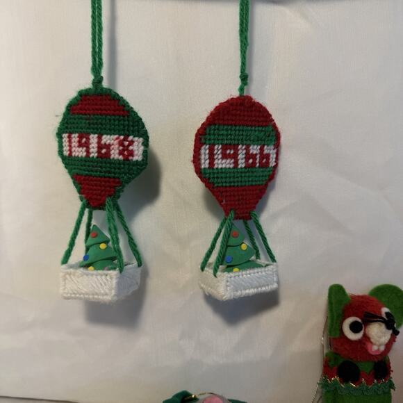 Lot Of Vintage 1960’s Christmas Ornaments West Germany Glass, Handmade, Etc - Picture 3 of 10